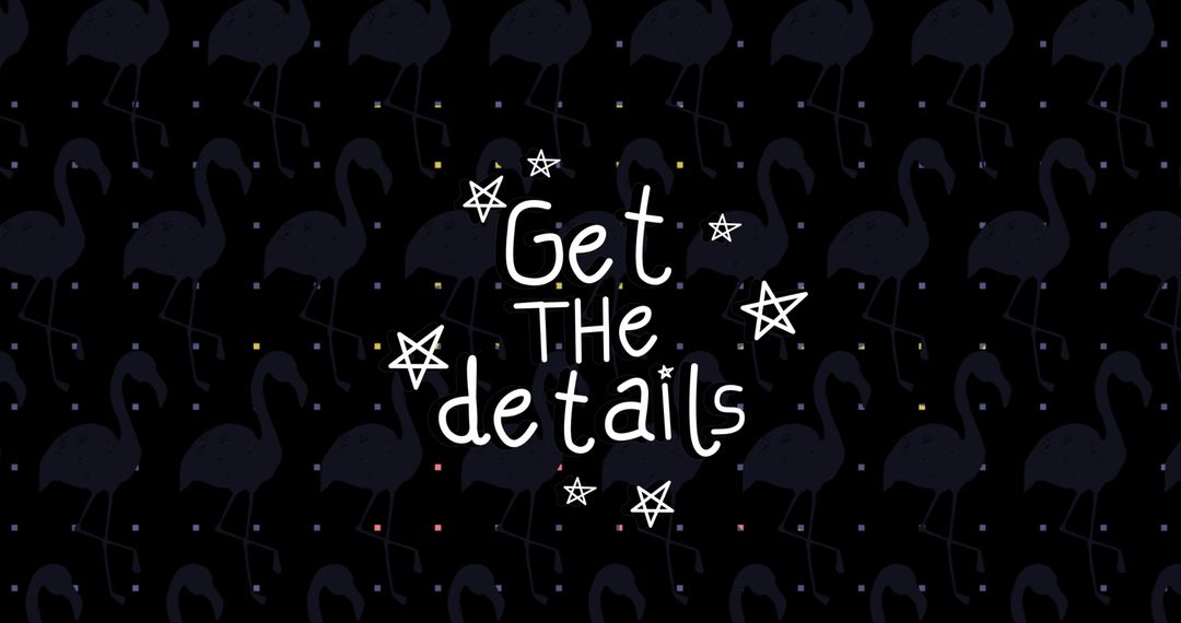 Inspirational Quote with Flamingo Background for Education