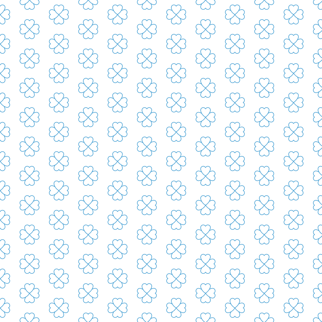 Blue Clovers Repeating Pattern on Transparent Background Illustration - Download Free Stock Images Pikwizard.com