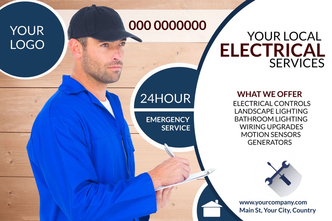 Professional Electrician Offering 24 Hour Emergency Electrical Services