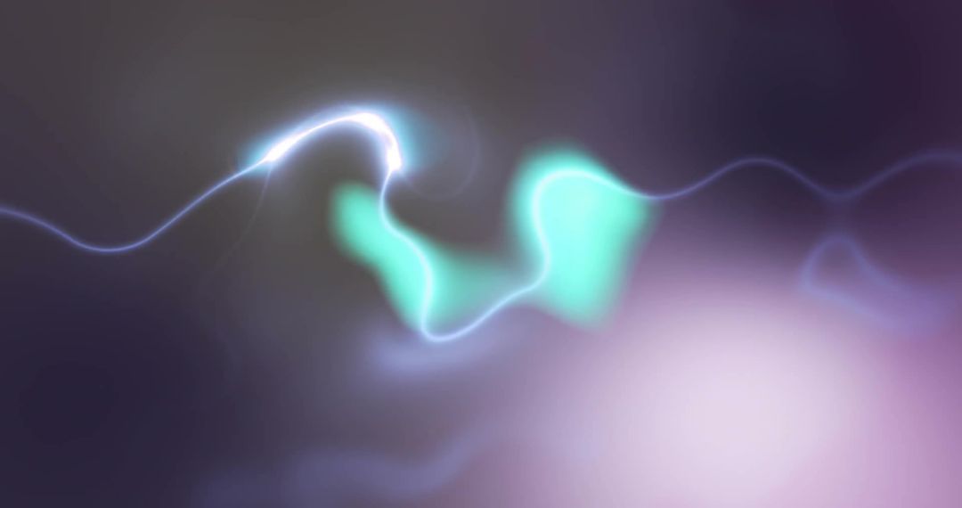 Abstract Illuminating Light Streaks on Dark Background