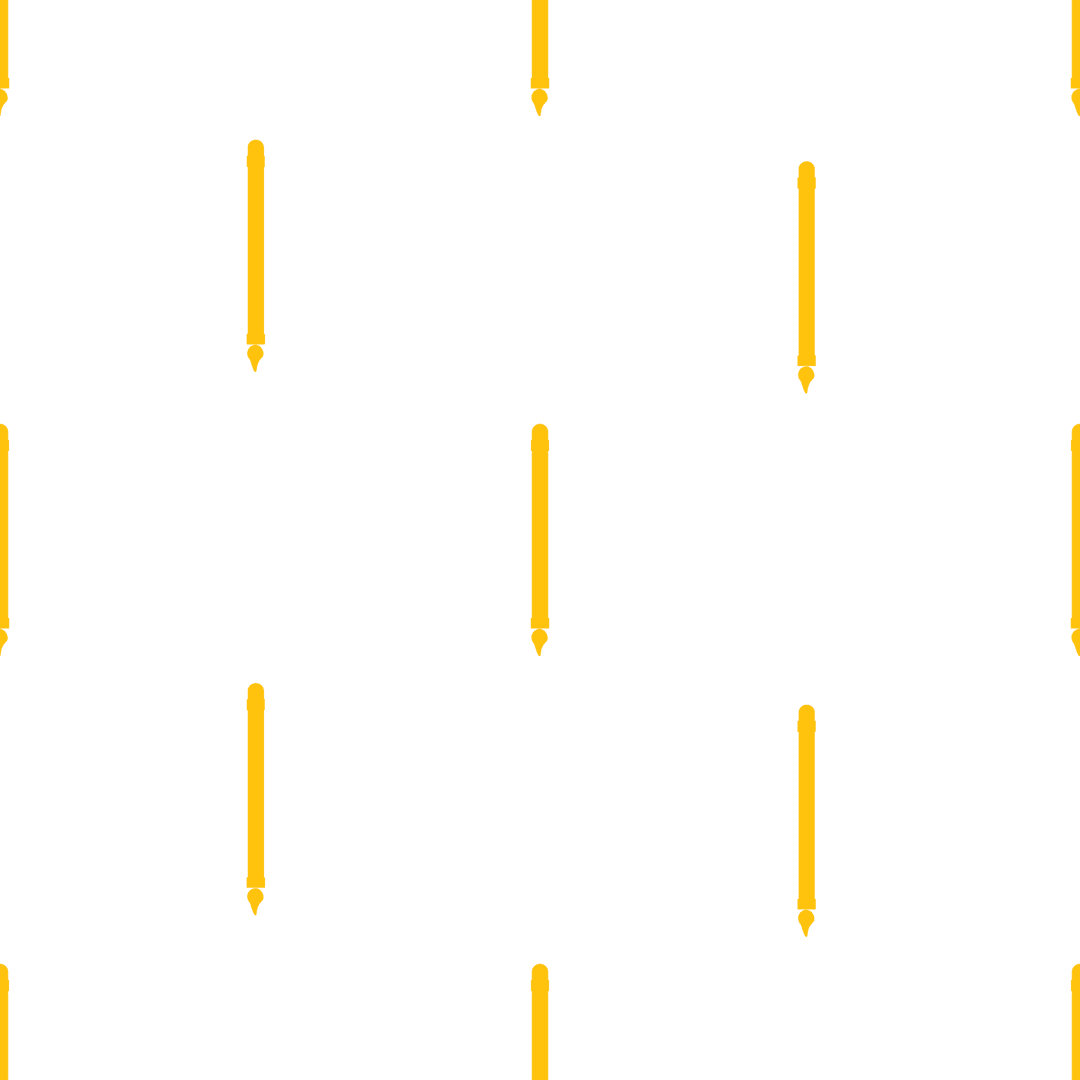 Seamless Yellow Pattern on Transparent Background