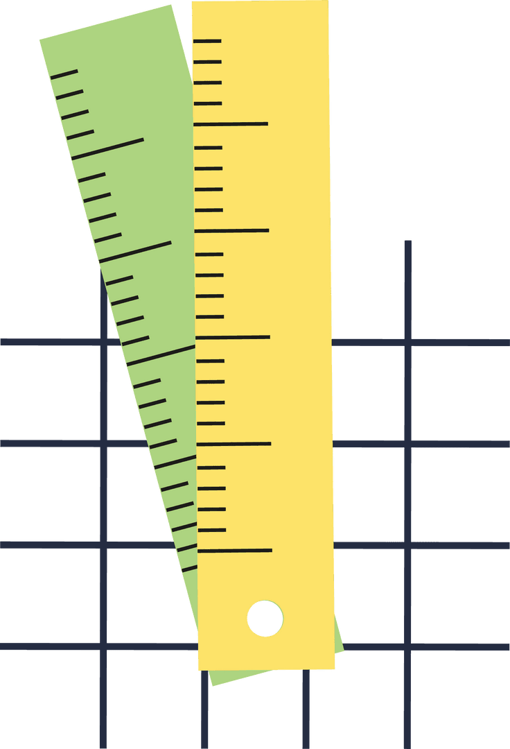 Flat Design Colorful Rulers on Transparent Blueprint Grid - Download Free Stock Images Pikwizard.com
