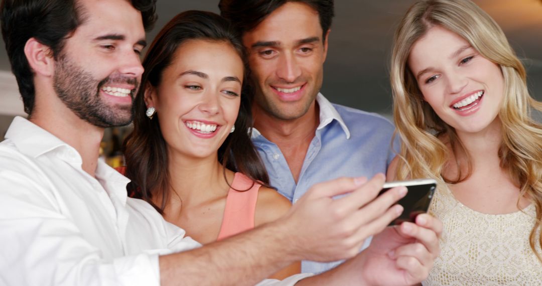 Group of Happy Friends Taking Selfie with Smartphone - Free Images, Stock Photos and Pictures on Pikwizard.com