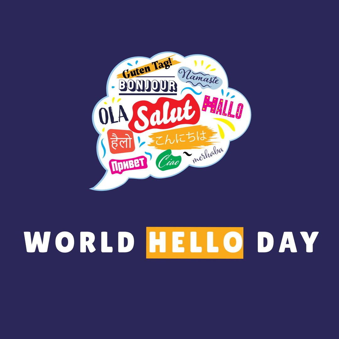 World Hello Day Greeting in Multiple Languages - Download Free Stock Images Pikwizard.com