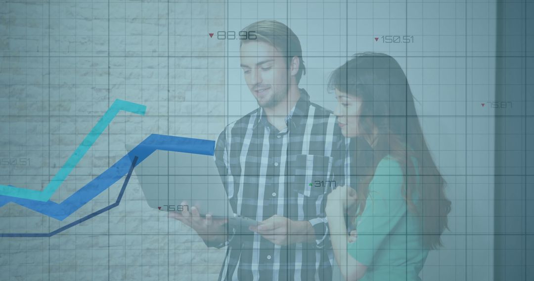 Team Analyzing Financial Data and Strategy