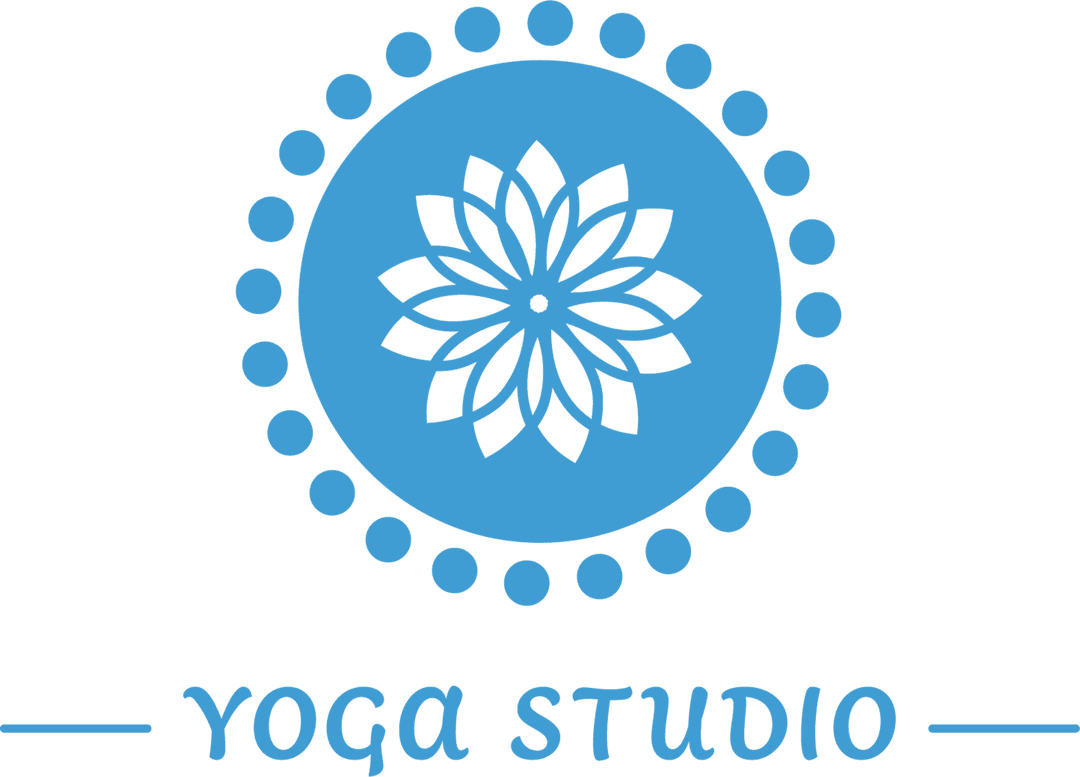 Transparent Yoga Studio Design with Stylish Floral Motif