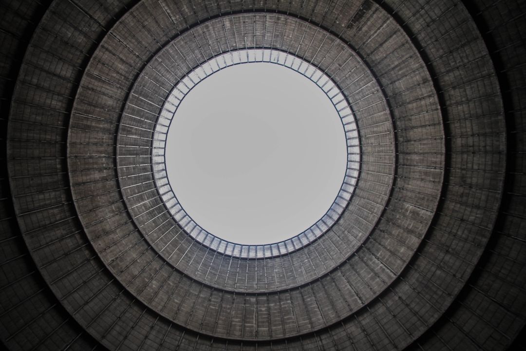 Abstract Circular Industrial Structure - Free Images, Stock Photos and Pictures on Pikwizard.com