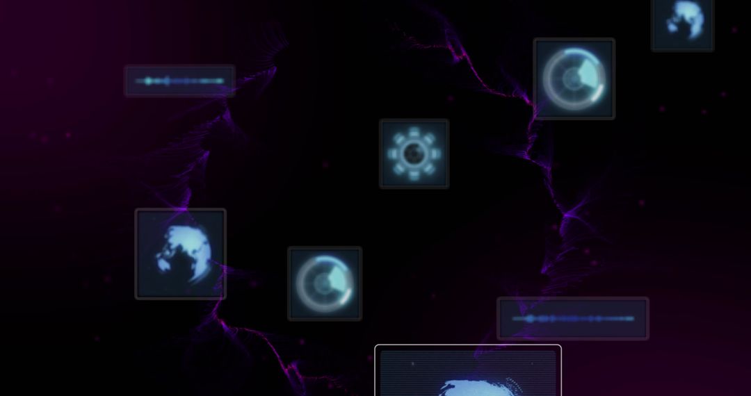 Digital Data Scans and Global Connectivity Concept