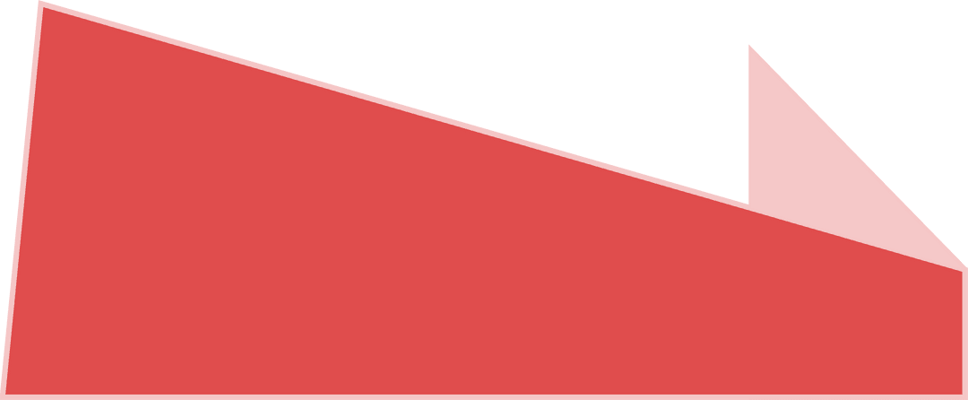 Vector Illustration of Red Abstract Shapes on Transparent Background