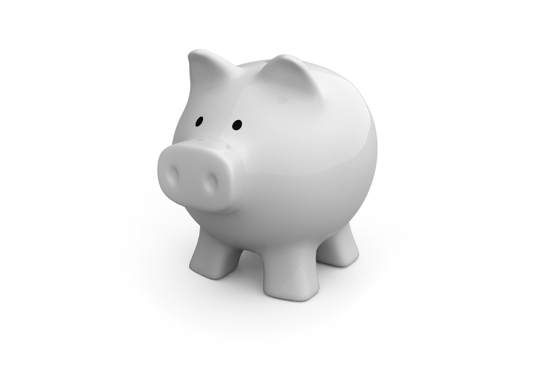 Transparent Background White Piggy Bank Vector Illustration - Download Free Stock Images Pikwizard.com