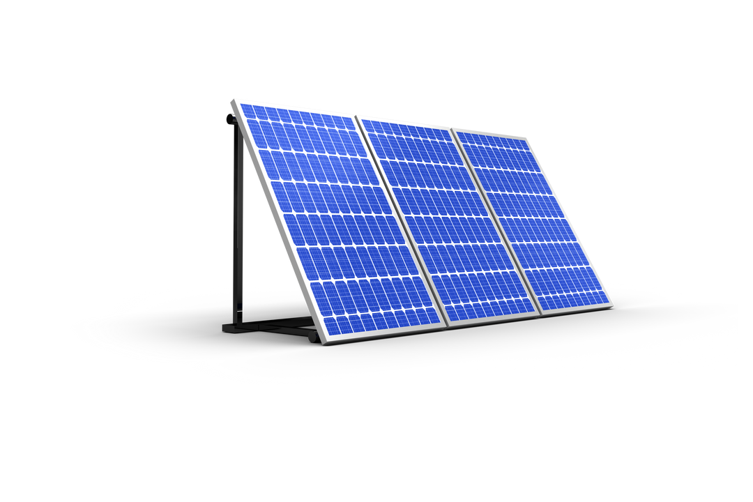 3D Render of Transparent Solar Panels for Renewable Energy Projects - Download Free Stock Images Pikwizard.com