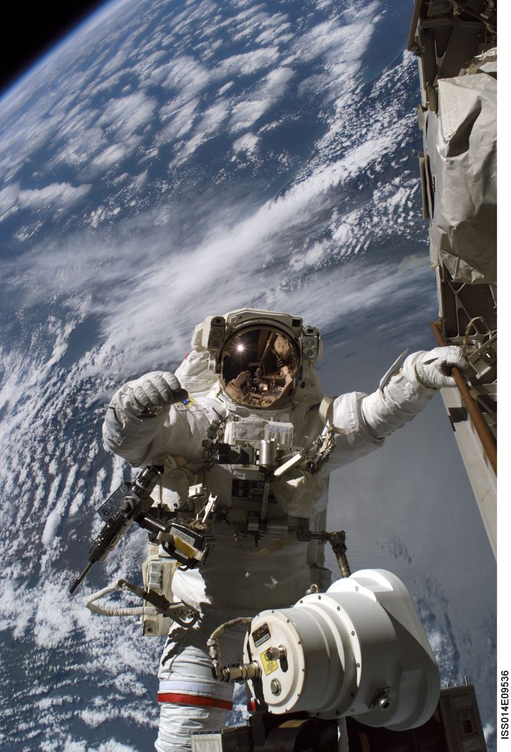 Curbeam replaces TV Camera during first EVA - Free Images, Stock Photos and Pictures on Pikwizard.com