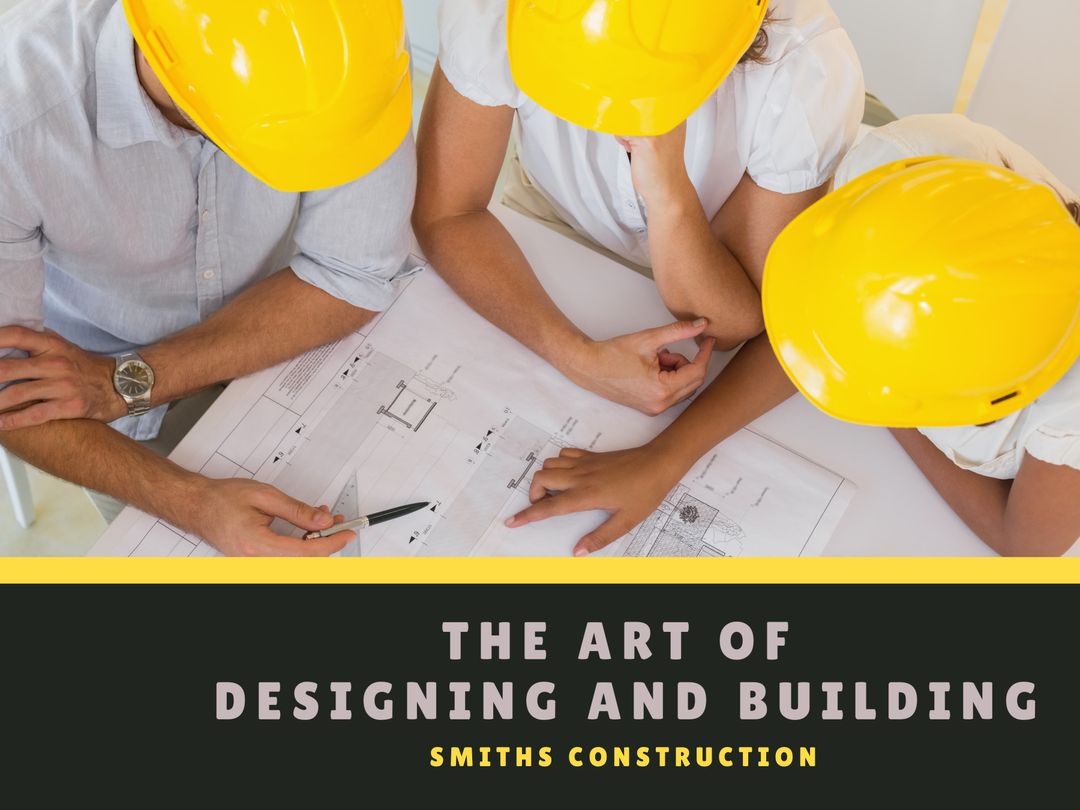 Architects Collaborating Over Building Blueprints