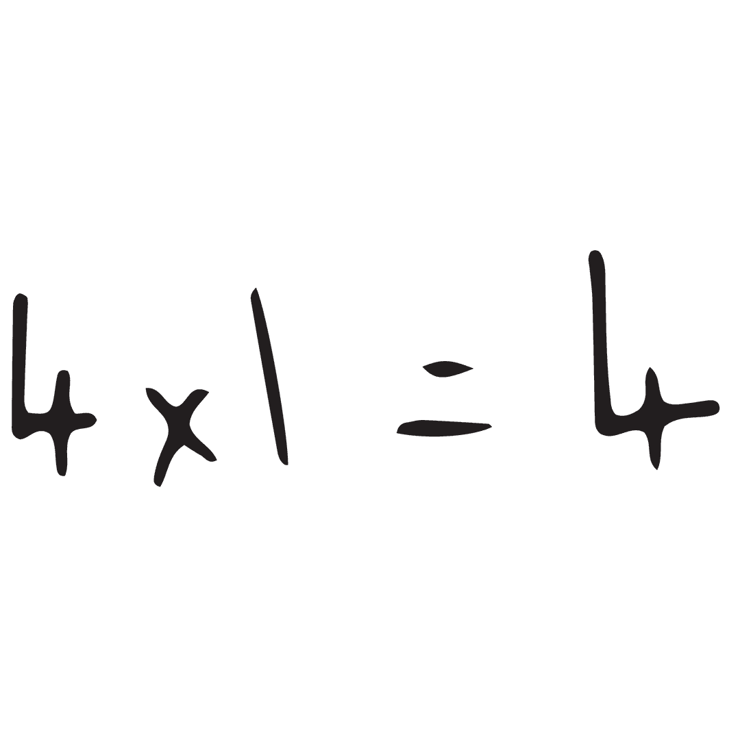 Transparent Mathematical Equation Digitally Illustrated
