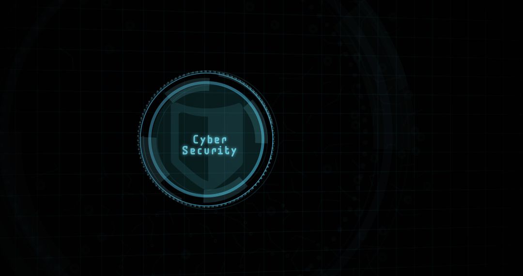 Cyber Security Digital Interface Highlighting Protection