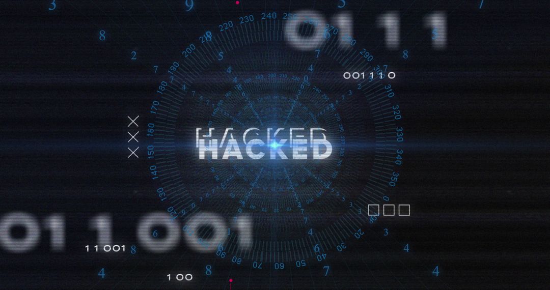 Hacked Text with Digital Code and Data Patterns - Free Images, Stock Photos and Pictures on Pikwizard.com