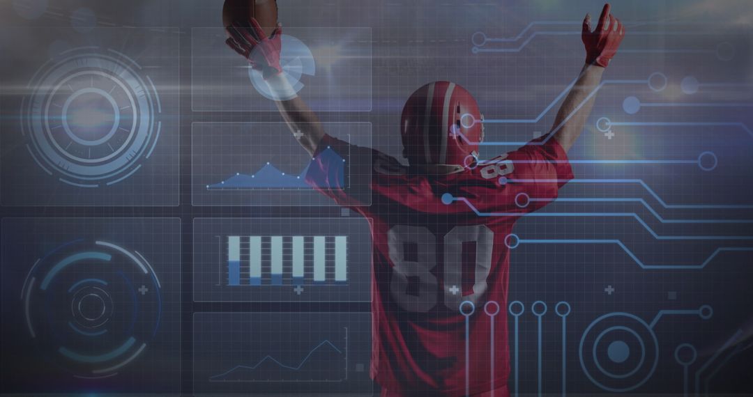 Enhancing American Football Play with Augmented Data Visualizations