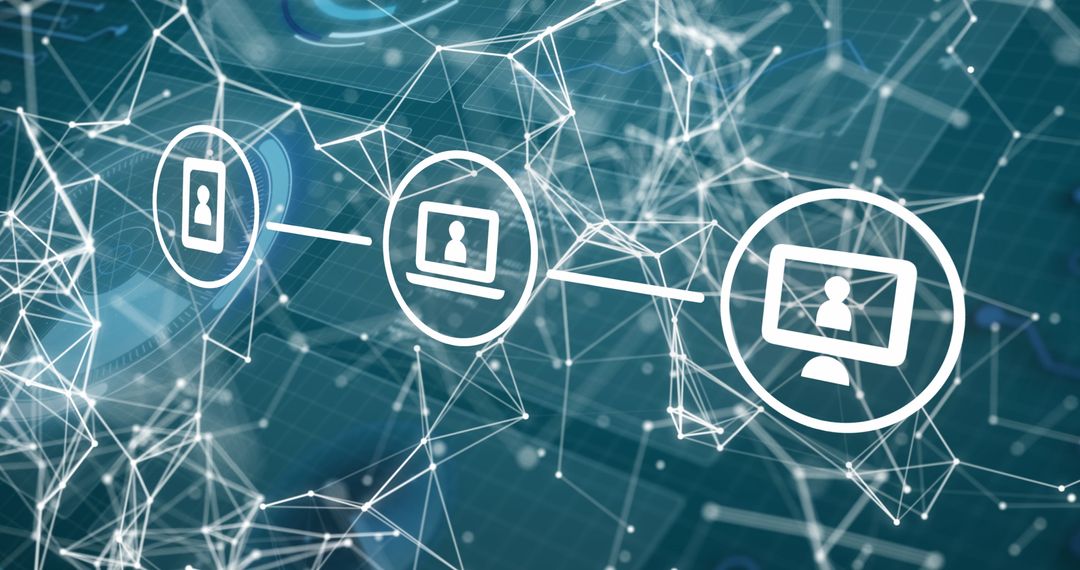 Global Communication and Digital Networking Concept