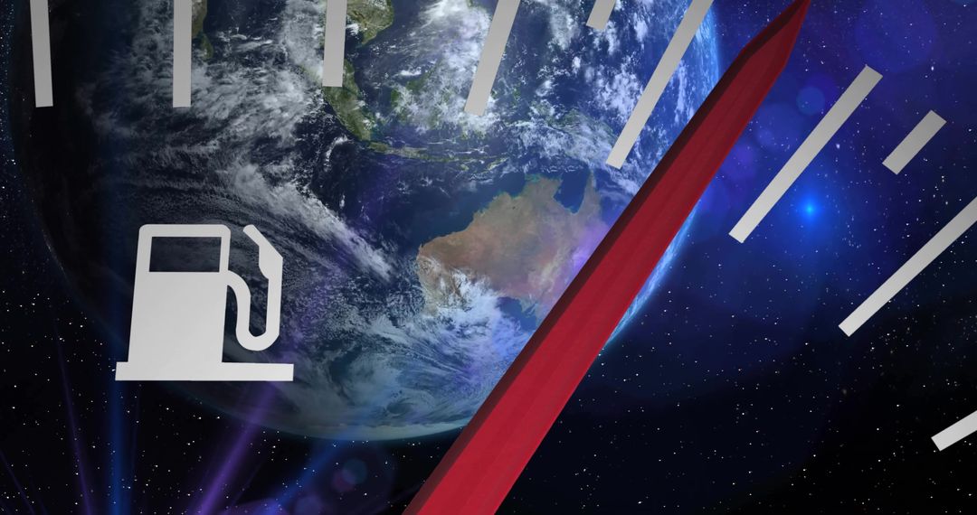 Digital Visualization of Fuel Gauge Impacts on Global Resources