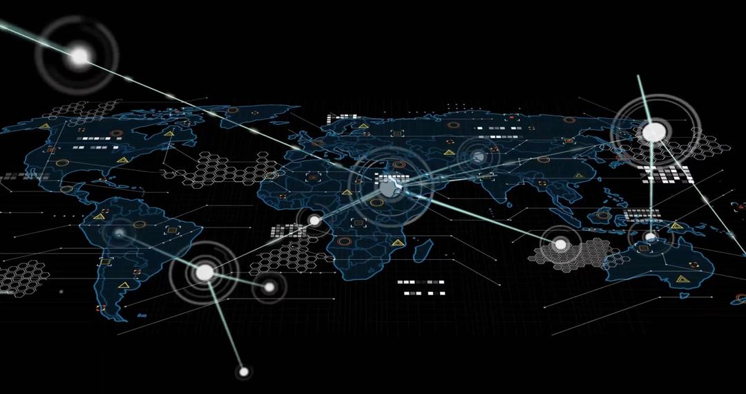 global data network with digital world map interface - Free Images, Stock Photos and Pictures on Pikwizard.com