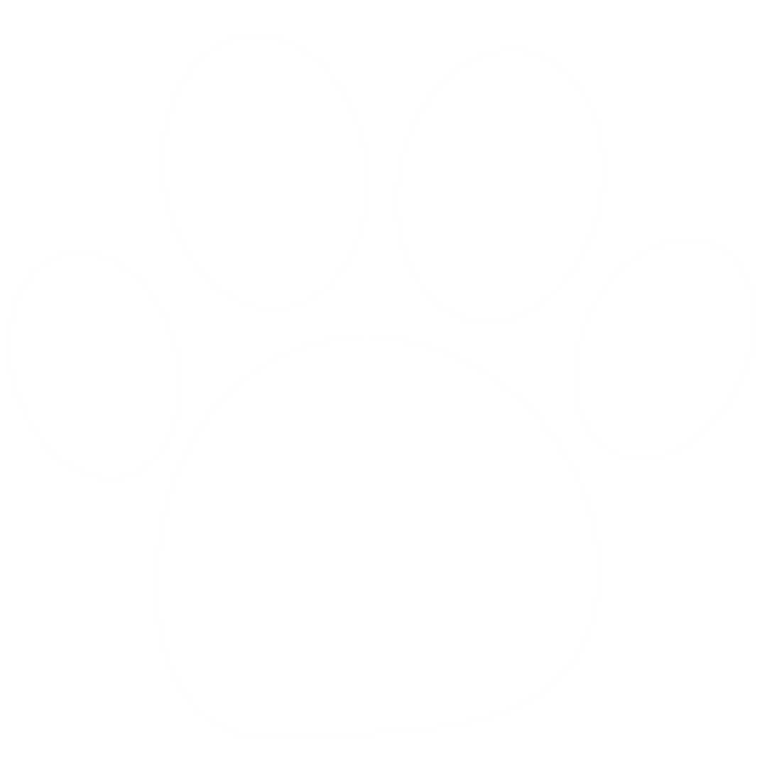 Transparent Animal Paw Print Illustration for Mockup Design