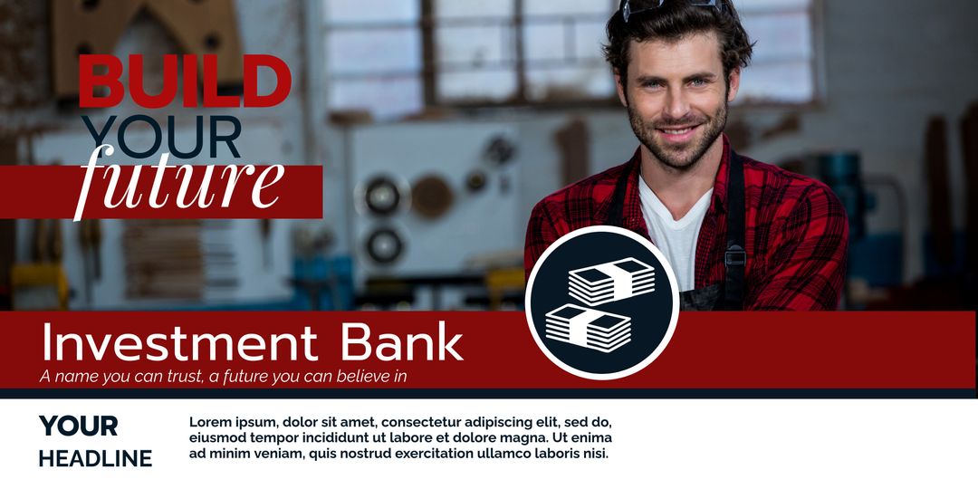 Confident Professional Promoting Financial Growth and Trust