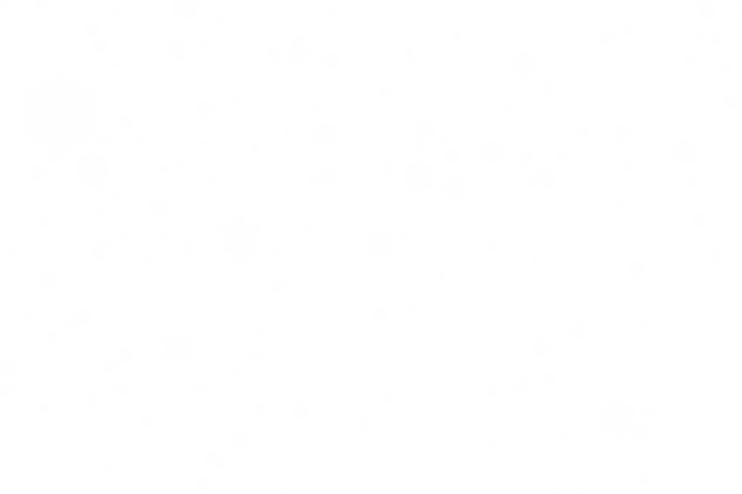 Floating Snowflakes on Transparent Background