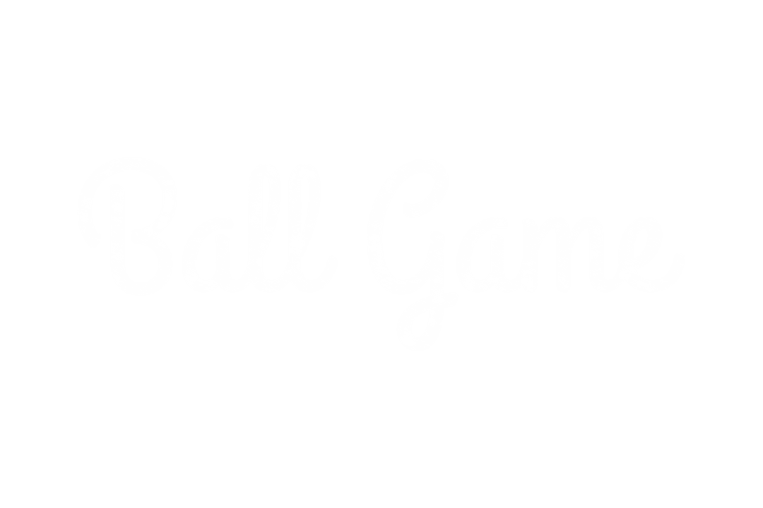 Transparent Vector Art of Ball Game Text