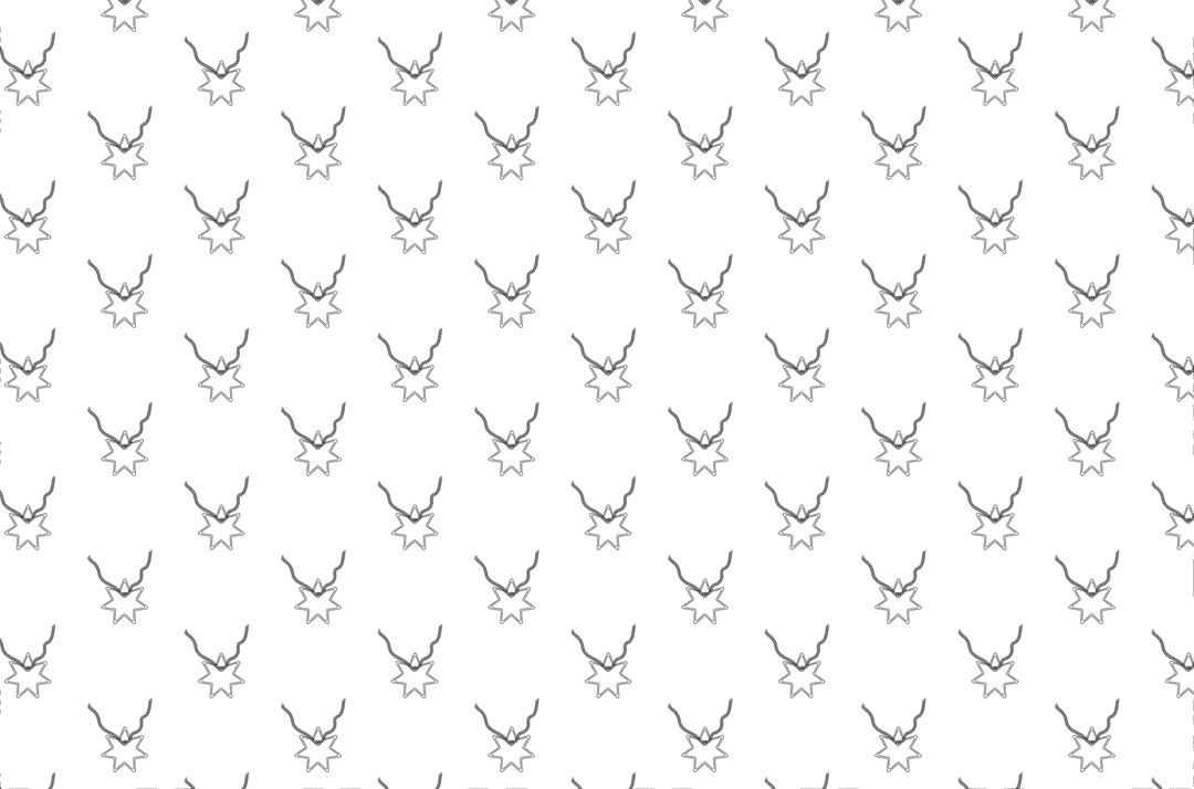 Transparent Seamless Star Pattern on Black Background