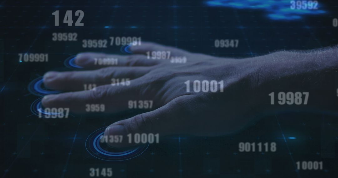 Biometric Hand Scan Security in Digital Interface