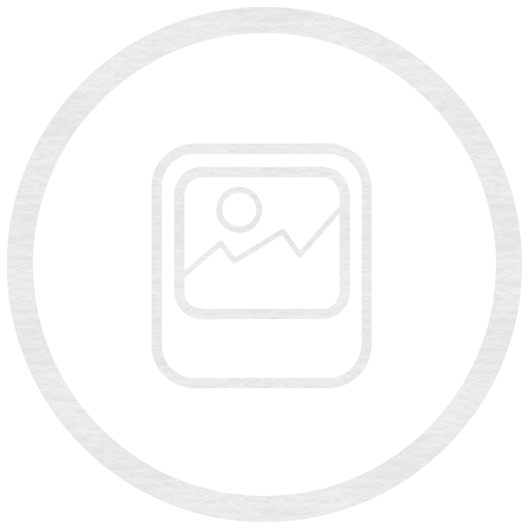 Digital Illustration with Transparent Circle and Landscape Design