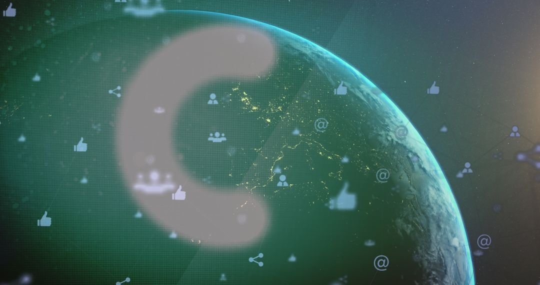 Global Network Communication on Digital Planet Interface