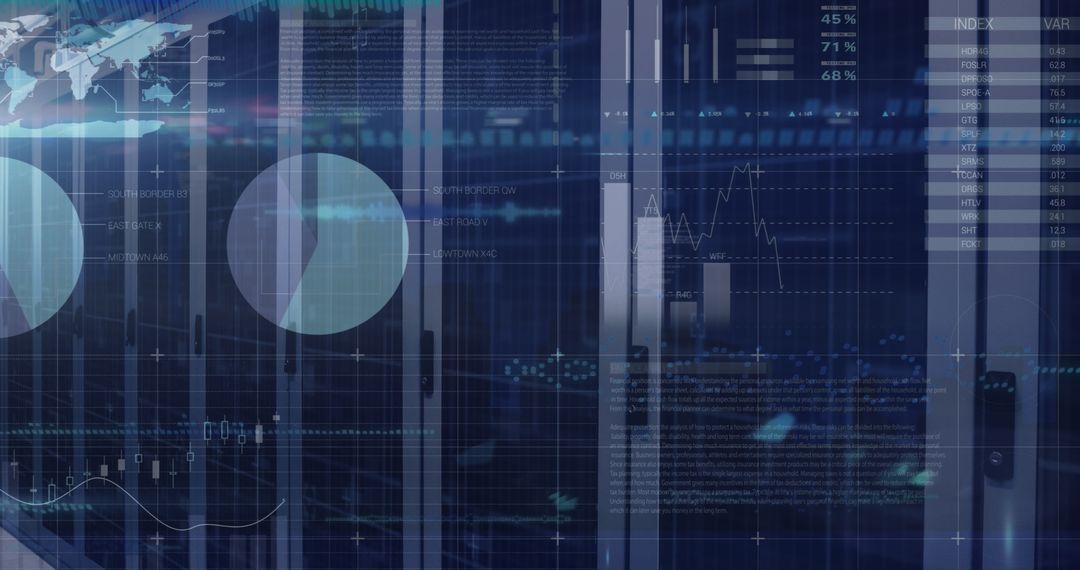 Statistical Data Processing over Server Room Interior