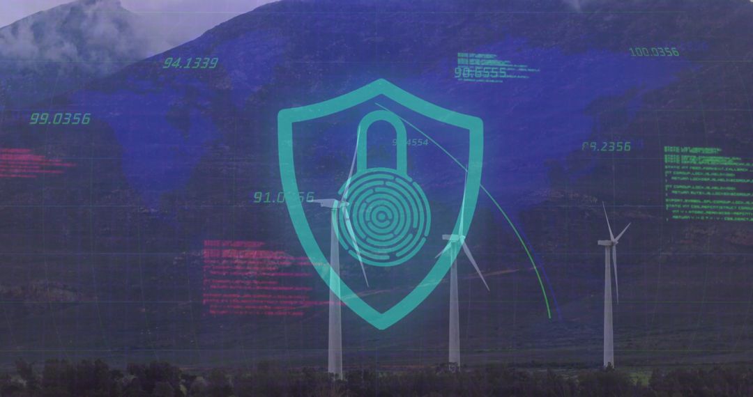Digital Shield Protecting Wind Turbines with Futuristic Security Code