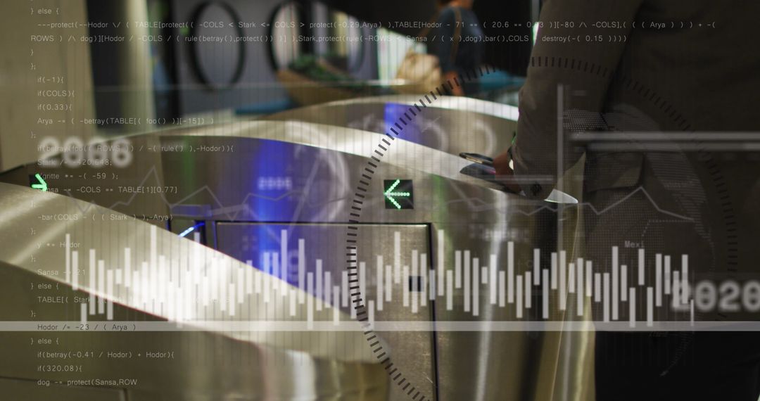 Businessman Analyzing Data on Smartphone Interface Vision