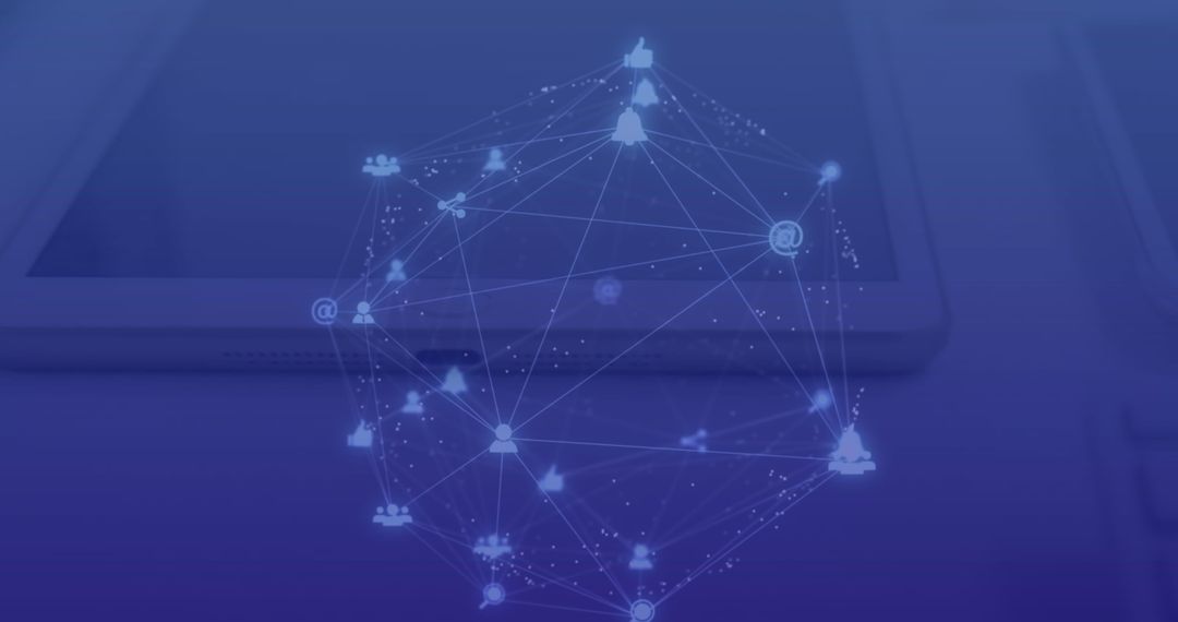 Globe of Digital Connectivity Over Digital Devices