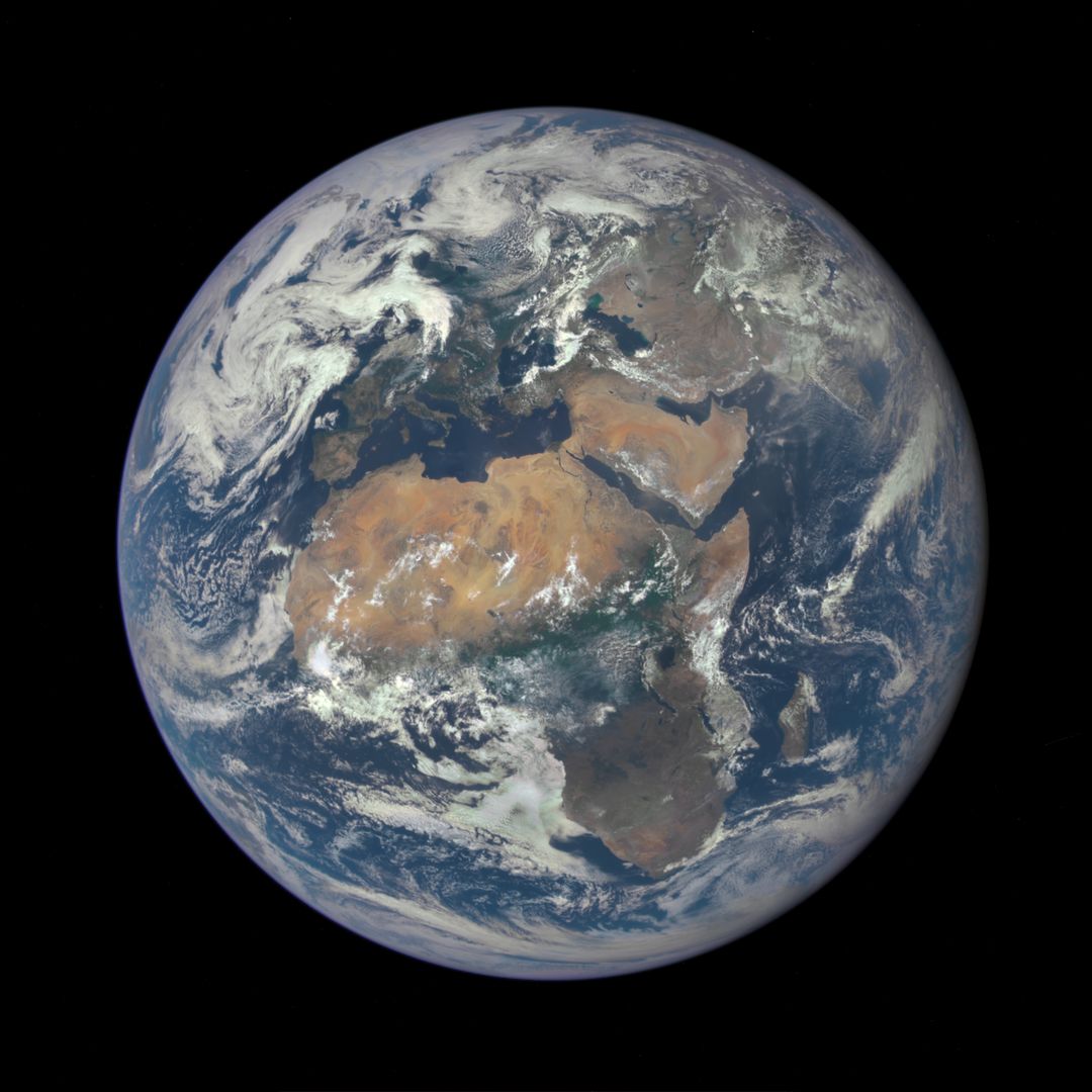 'EPIC' View of Africa and Europe from a Million Miles Away - Free Images, Stock Photos and Pictures on Pikwizard.com