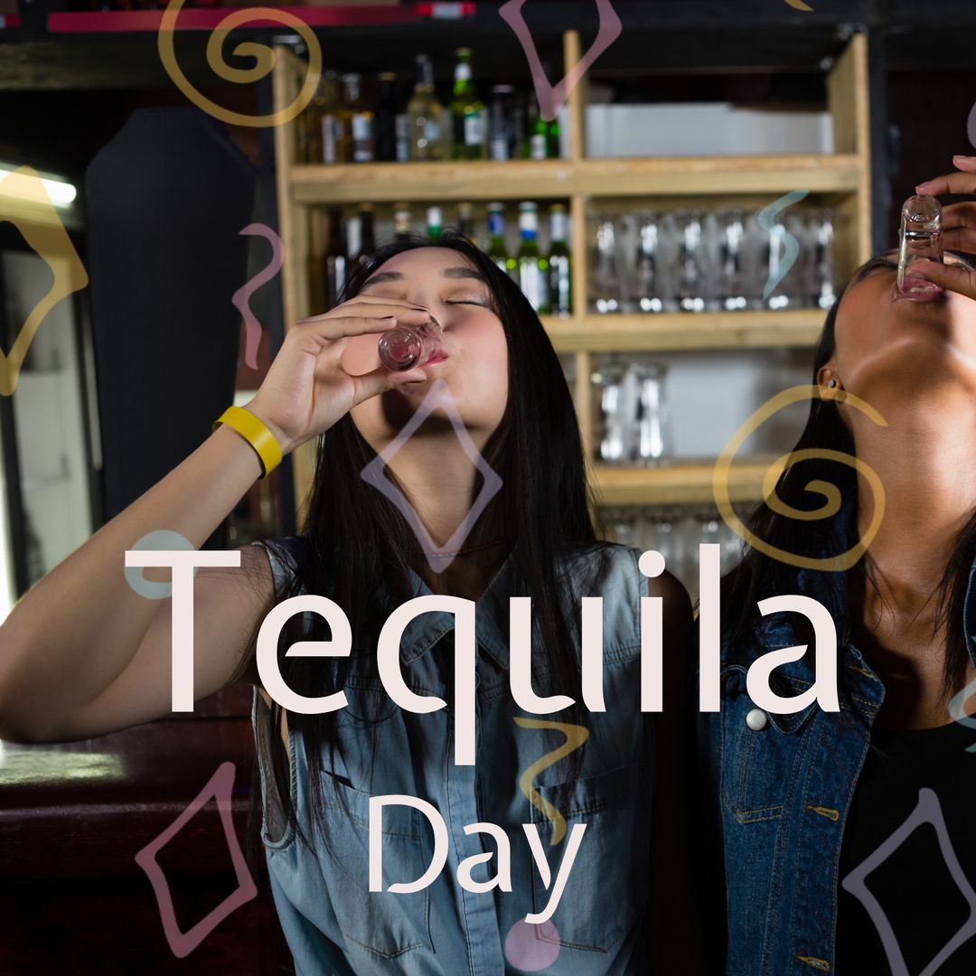 Celebrating Tequila Day with Friends at the Bar