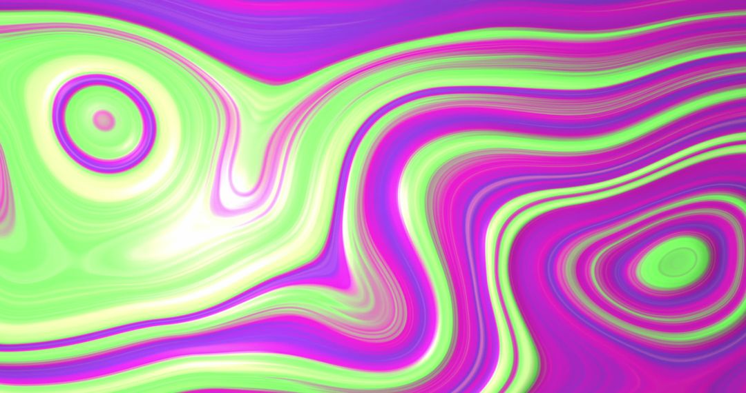 Vibrant Fluid Patterns in Abstract Design