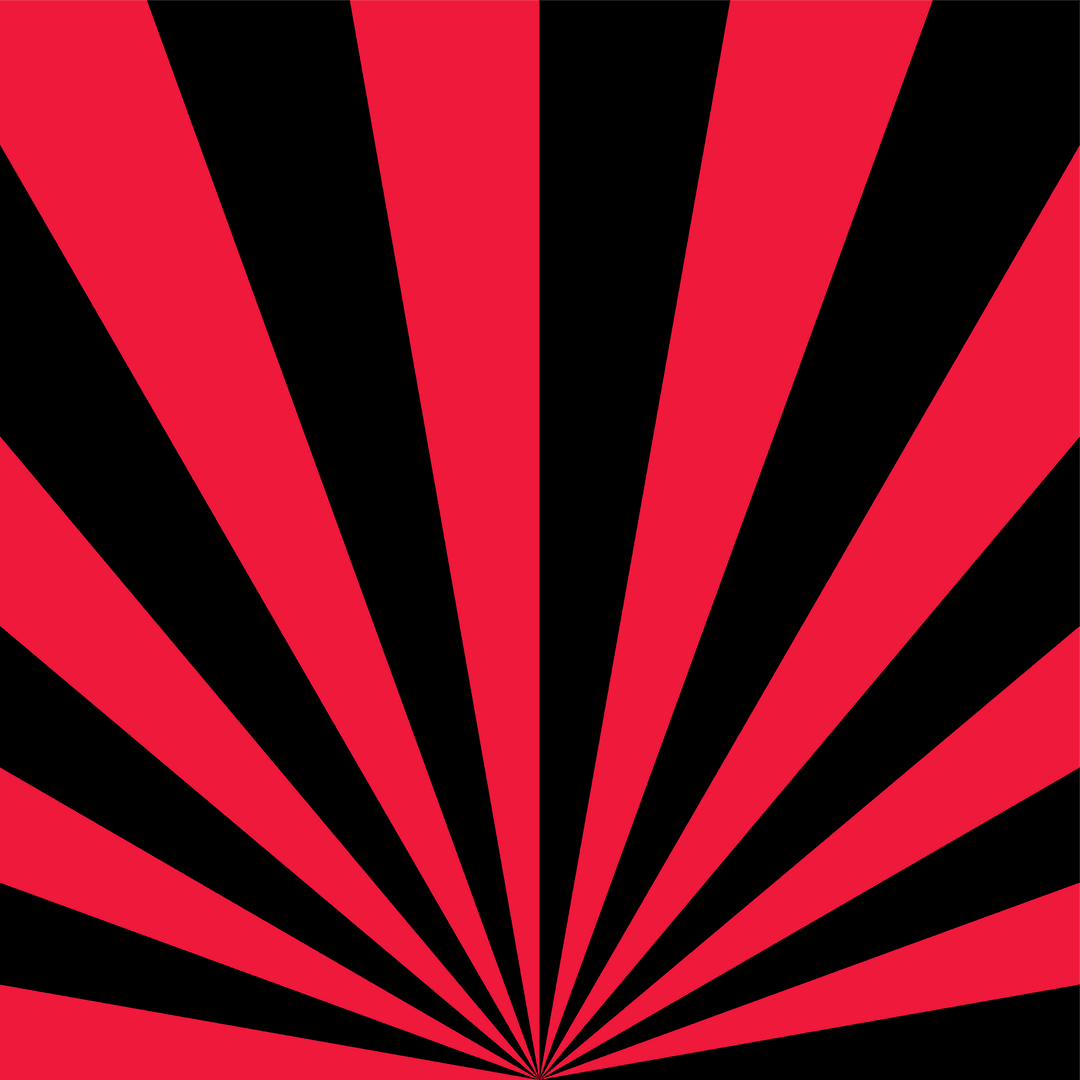 Transparent Red and Black Geometric Sunburst Background