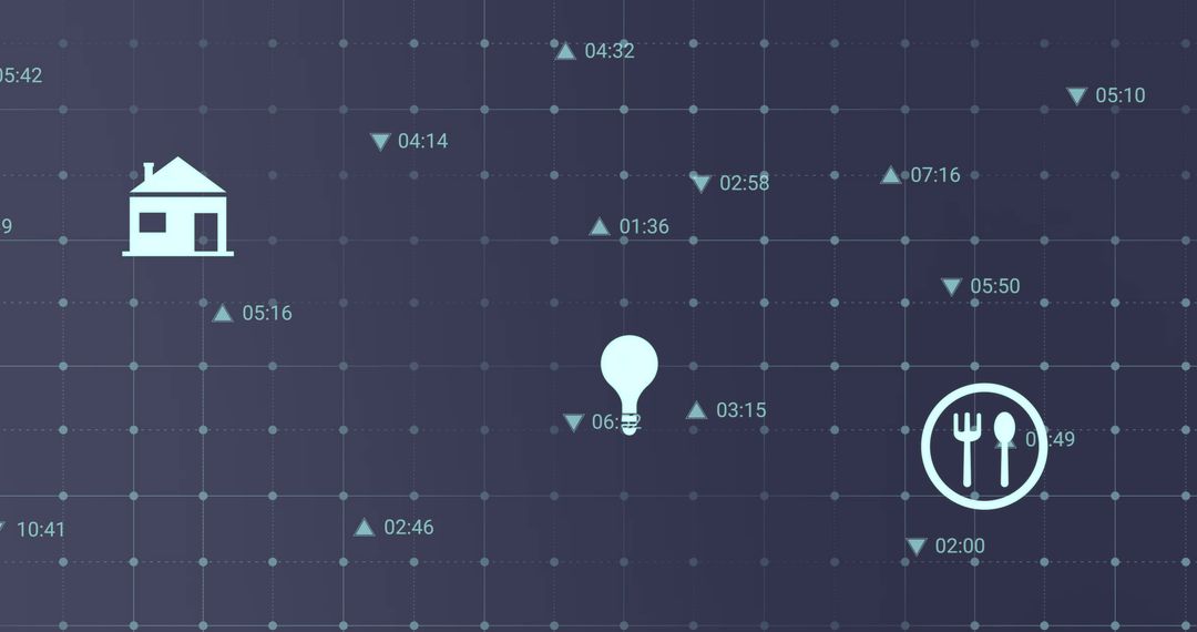 Conceptual Data Processing Visualization with Icons