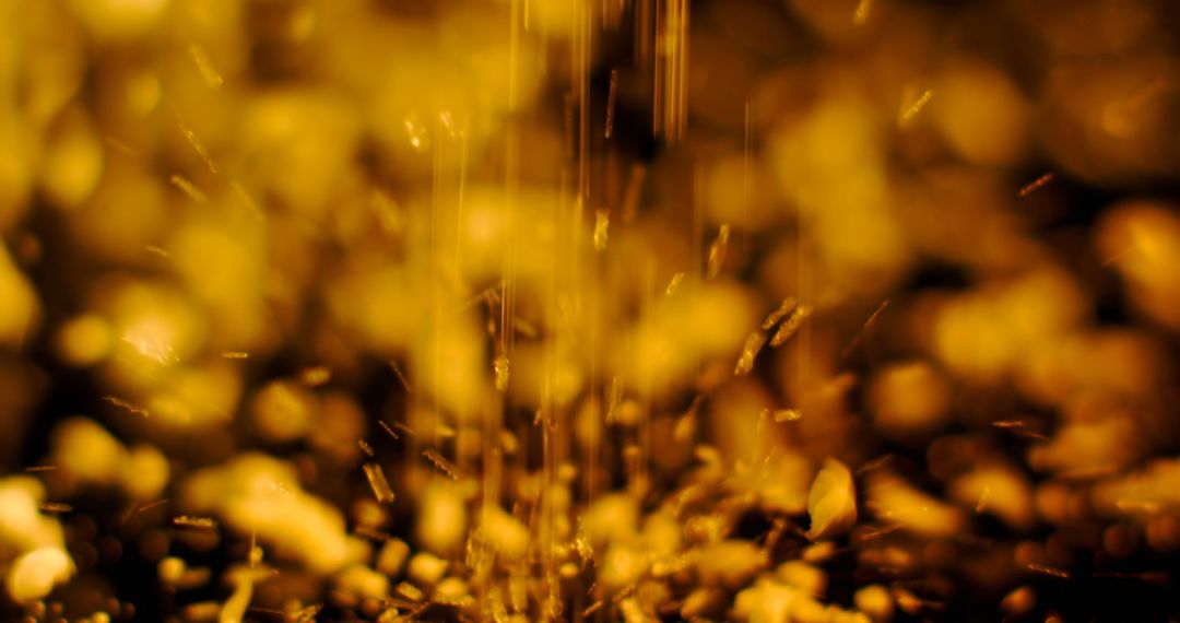 Abstract Golden Particles in Dynamic Motion - Free Images, Stock Photos and Pictures on Pikwizard.com