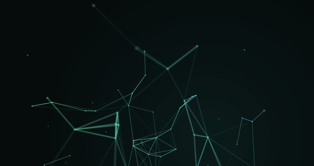 Abstract Geometric Shapes and Lines on Dark Background