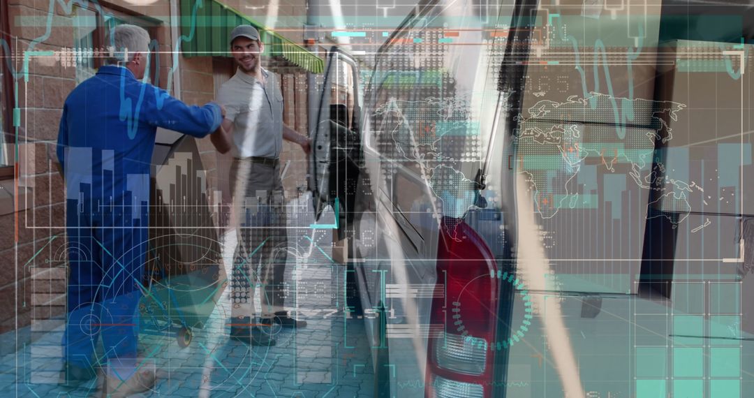 Logistics Innovation with Digital Financial Overlay Visual