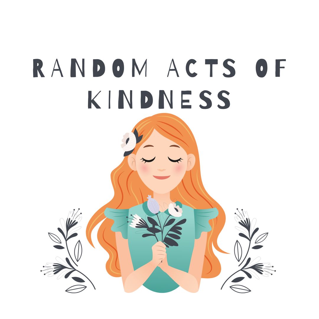 Promoting Positivity and Kindness with Floral Illustration