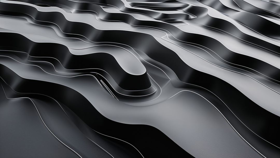 Abstract Flowing Wave Topography in Dynamic Gray Layers