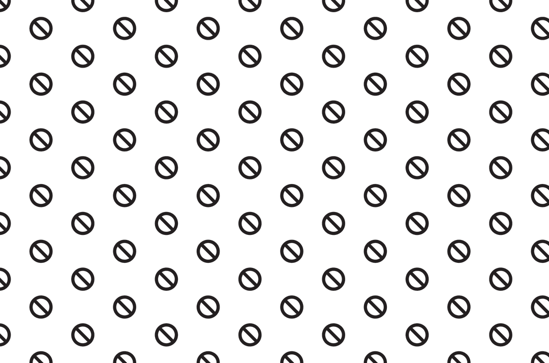 Black Circle Pattern on Transparent Background Illustration