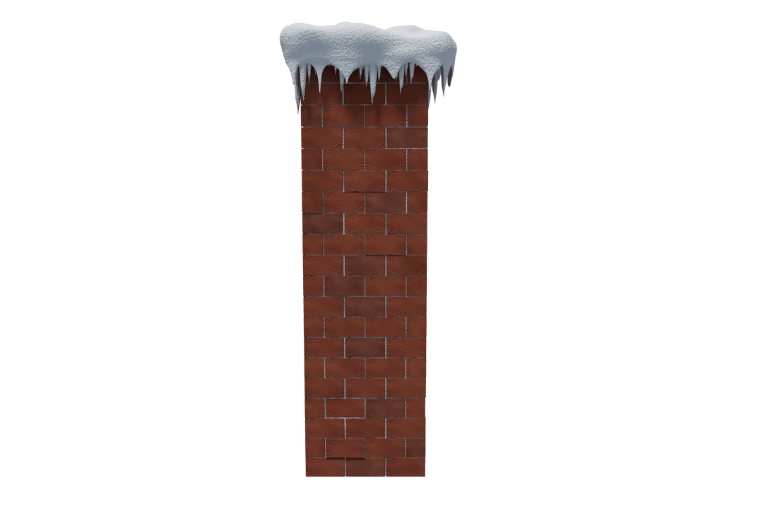 Transparent Vector Brick Chimney Illustration