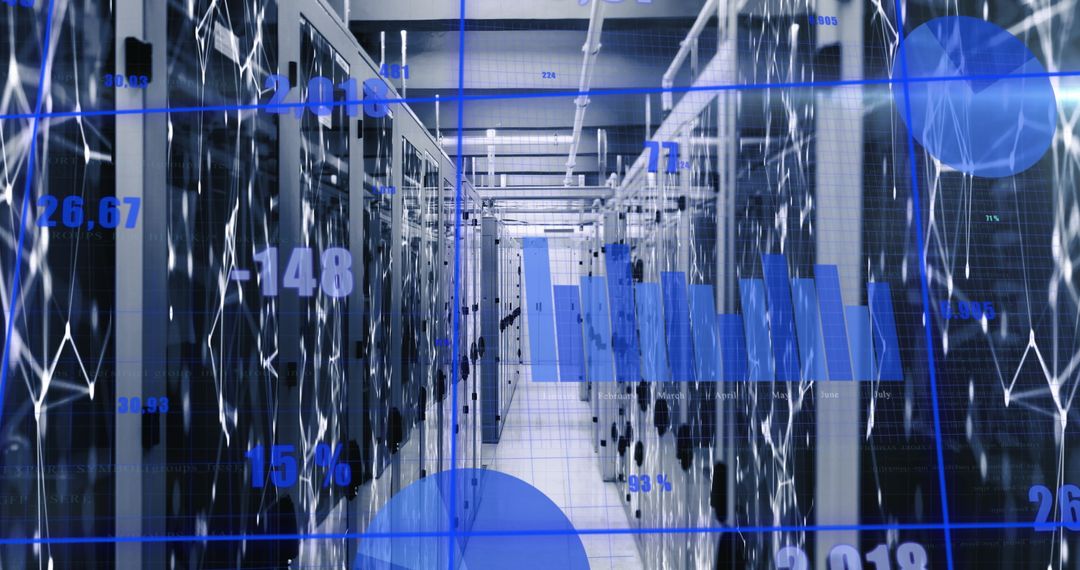 Data Analysis in Server Room with Network Visualization