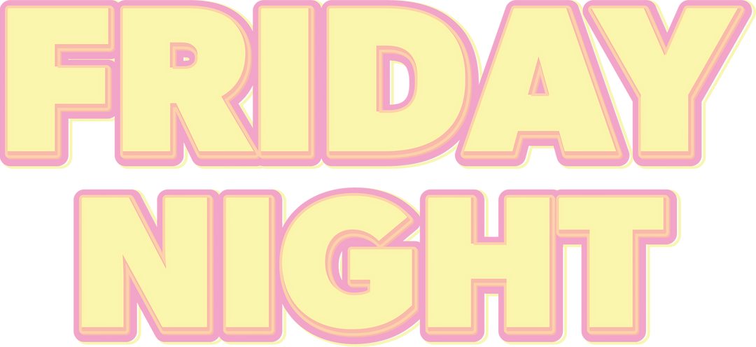 Colorful Friday Night Text on Transparent Background - Download Free Stock Images Pikwizard.com